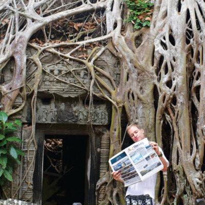 CHILLIN’ AT THE KINGDOM OF TREES IN CAMBODIA