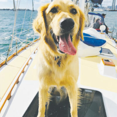 CONROY HAPPY AT SEA!
