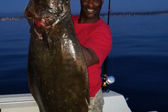 32 lb. Halibut off Oceanside last week on Top Shelf