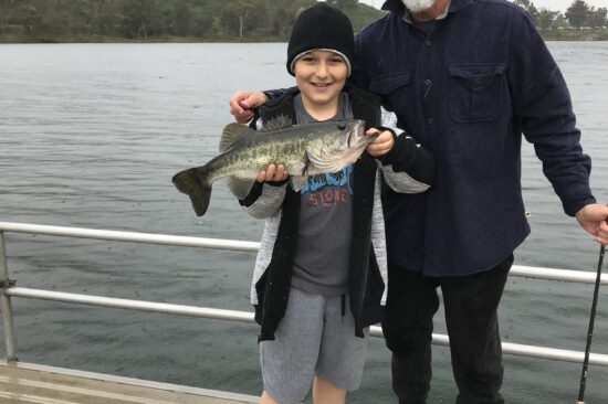 Dino and Jeff caught this beauty at Miramar lake