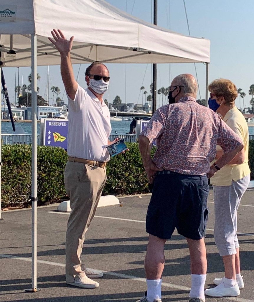 Long Beach Yacht Club send off