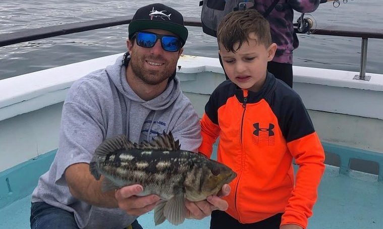 calico catch on Dana Wharf Sportfishing